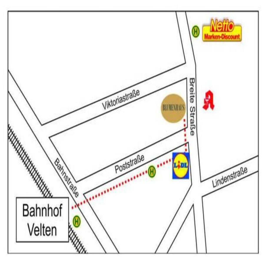 Blumenhaus Apartment Velten Ngoại thất bức ảnh